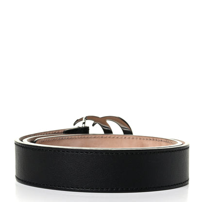 Gucci Calfskin Kids Double G 20mm Belt L Black 2 of 5