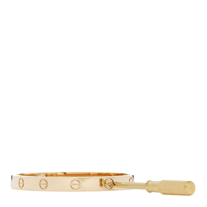 Cartier 18K Yellow Gold LOVE Bracelet 17 4 of 10
