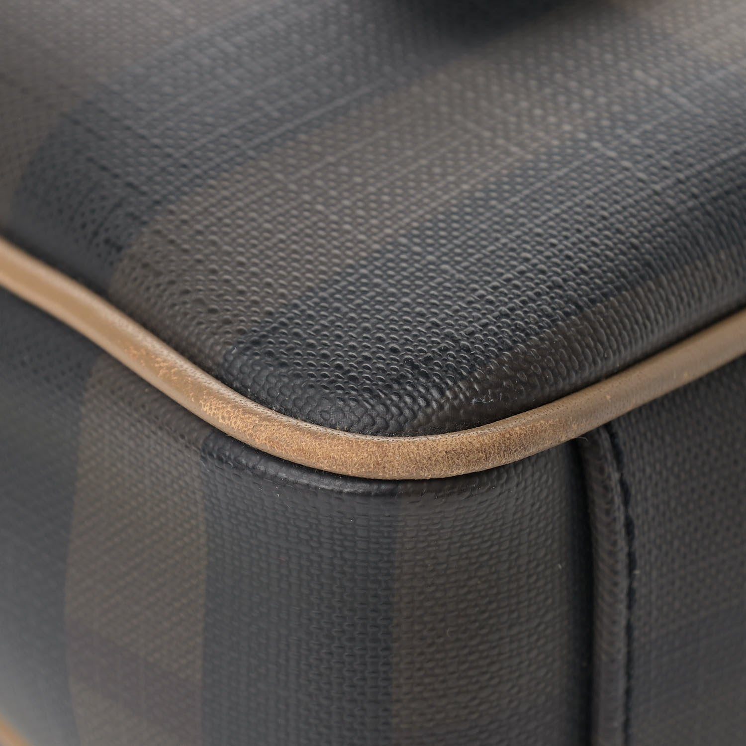 Burberry London Smoked Check Large Briefcase Brown 9 of 22