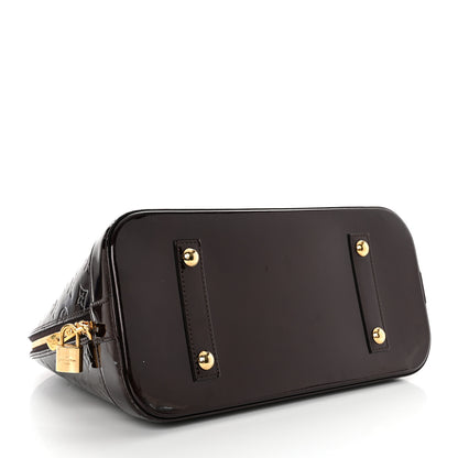 Louis Vuitton Vernis Alma MM Amarante 4 of 11
