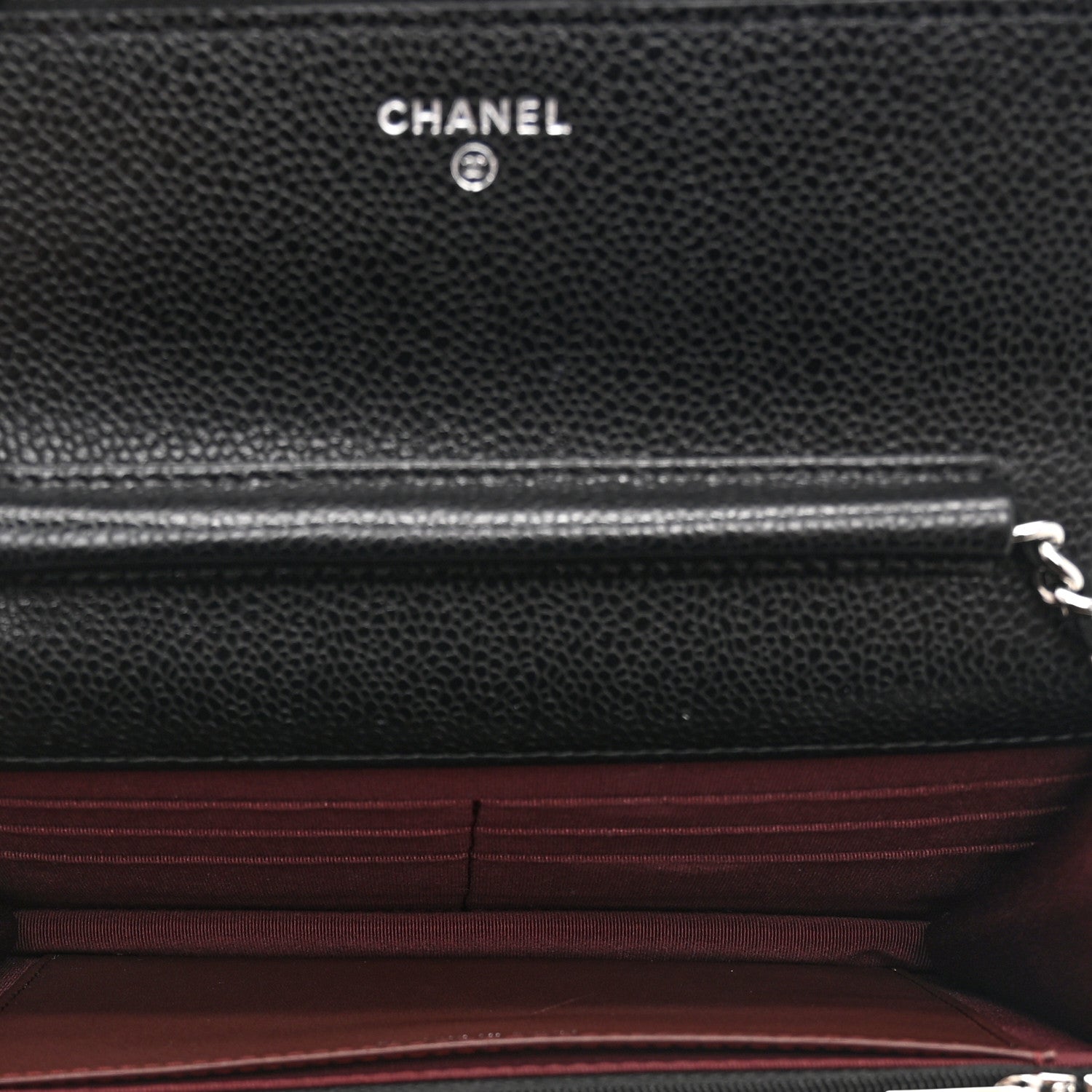 Chanel Caviar Quilted CC Turnlock Wallet On Chain WOC Black 5 of 11