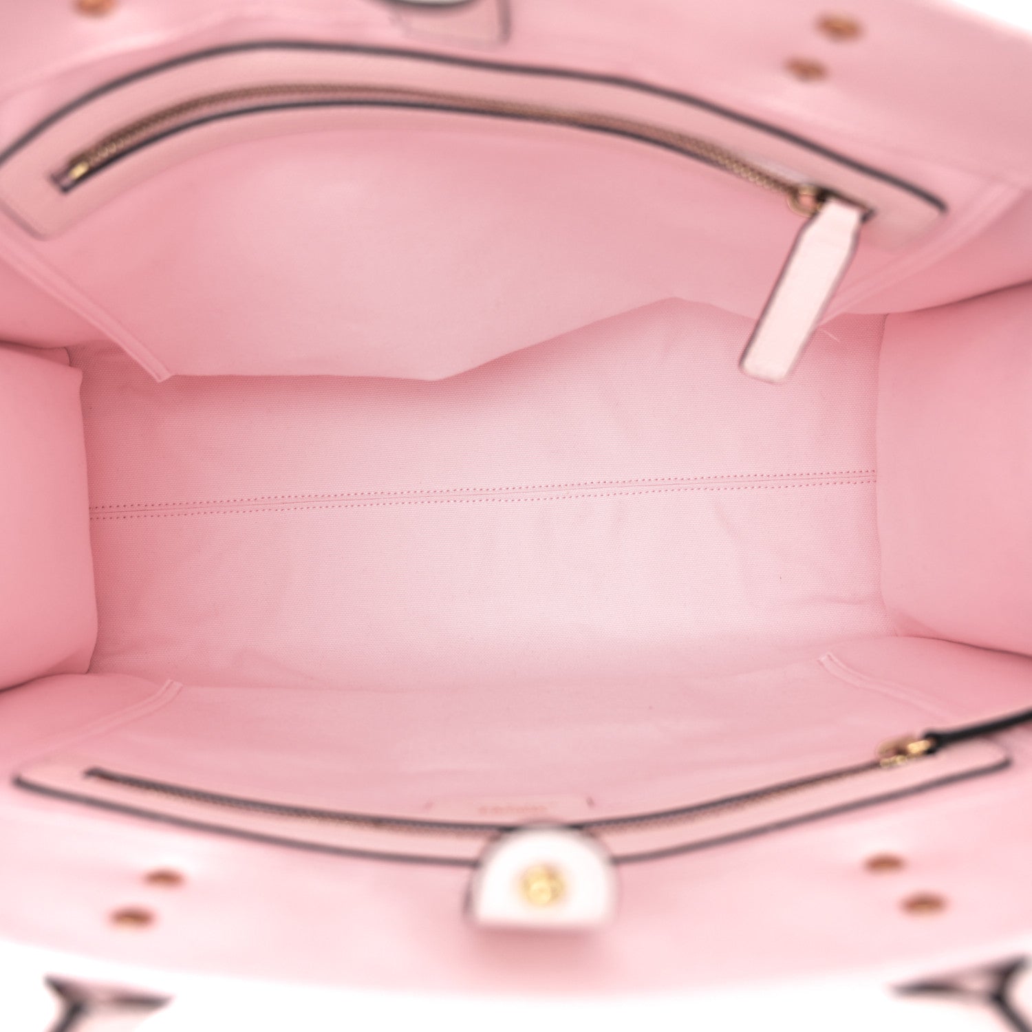 Versace Canvas Calfskin La Medusa Tote Bag Pink 5 of 14