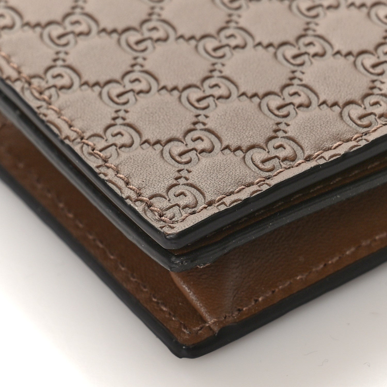 Gucci Microguccissima Card Case Wallet Acero 7 of 8