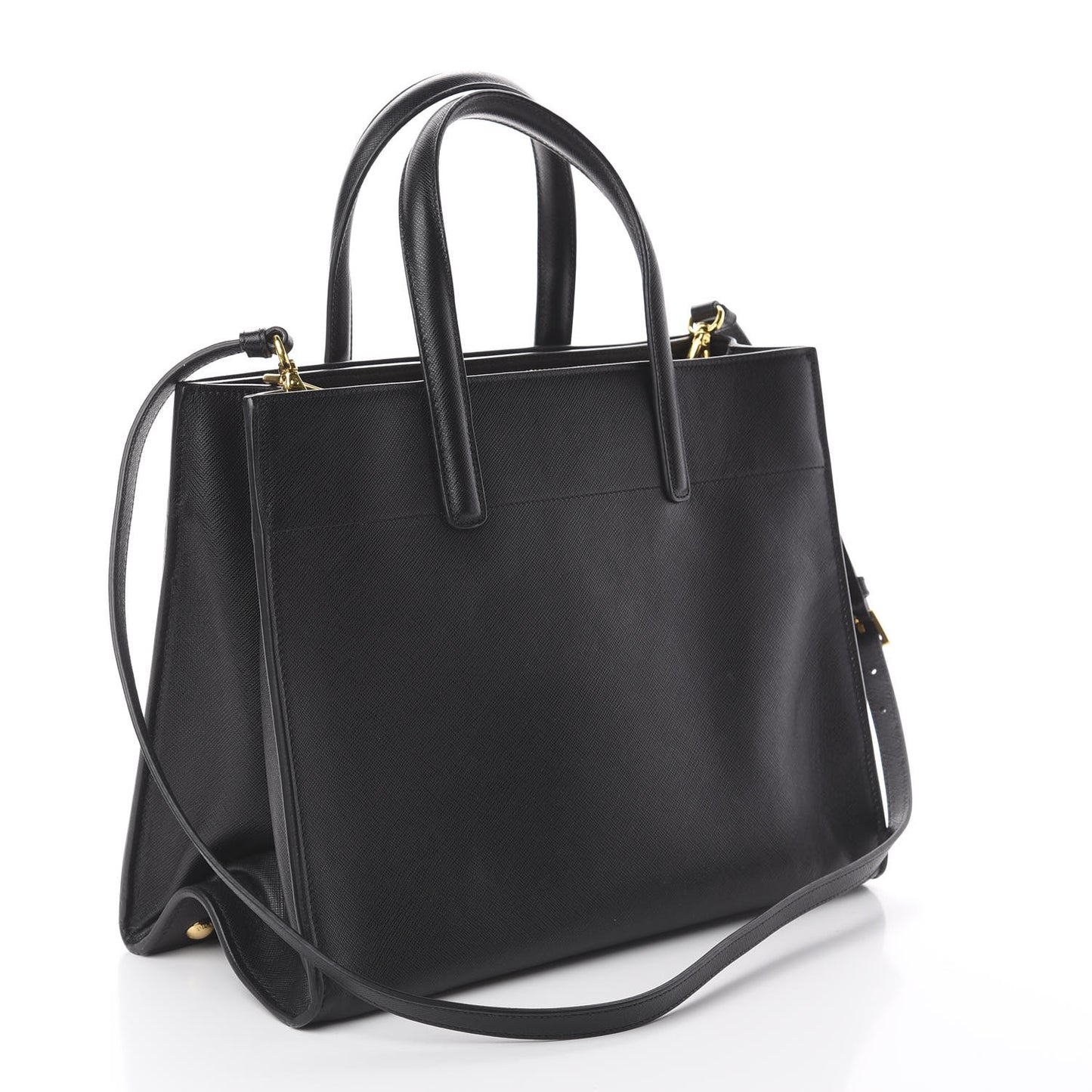 Saffiano Soft Tote Black