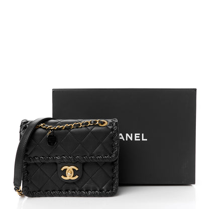 Chanel Calfskin Braided Mini My Own Frame Flap Black 13 of 13