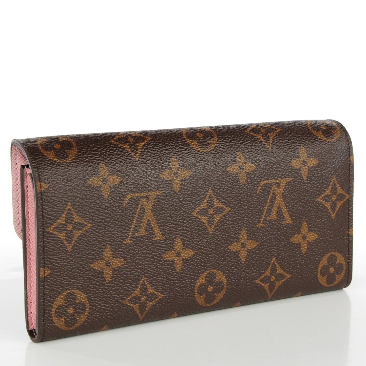 Monogram Emilie Wallet Rose Ballerine
