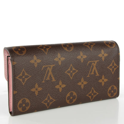 Louis Vuitton Monogram Emilie Wallet Rose Ballerine 3 of 7