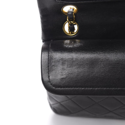 Chanel Lambskin Quilted Small Double Flap Black 14 of 15