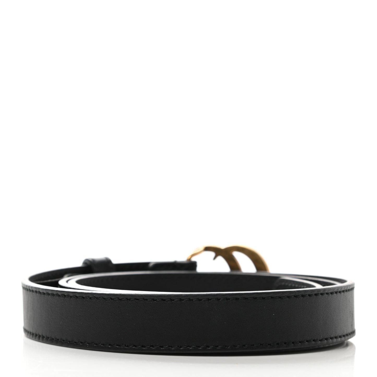 Calfskin Double G 20mm Belt 85 34 Black