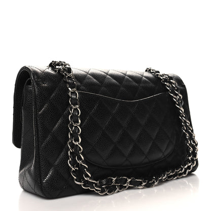 Chanel Caviar Quilted Medium Double Flap Black 3 of 10