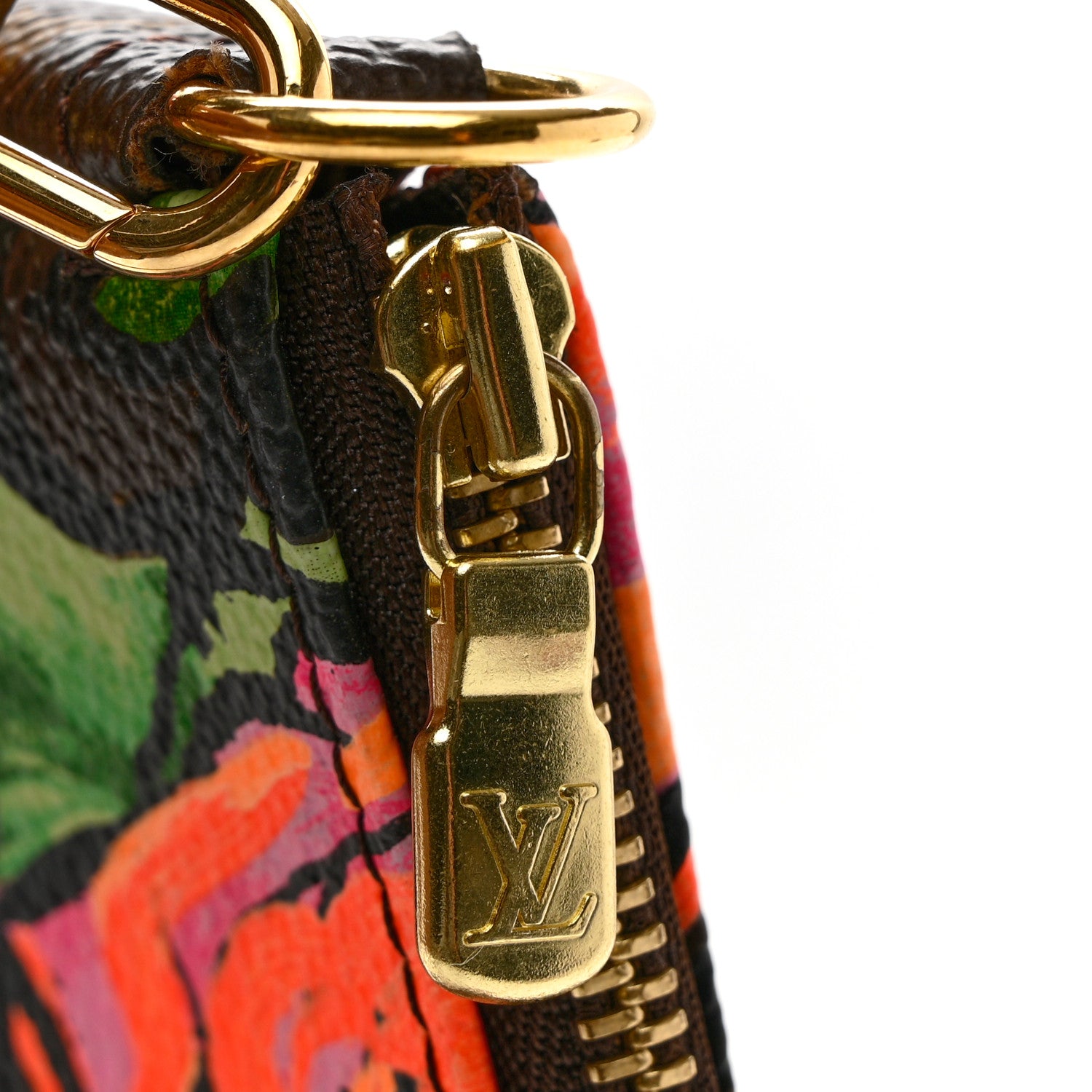 Louis Vuitton Monogram Roses Pochette Accessories 7 of 9