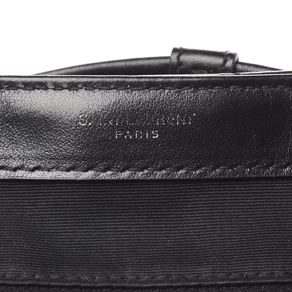 Saint Laurent Calfskin Y Quilted Monogram Small Loulou Backpack Black 7 of 12