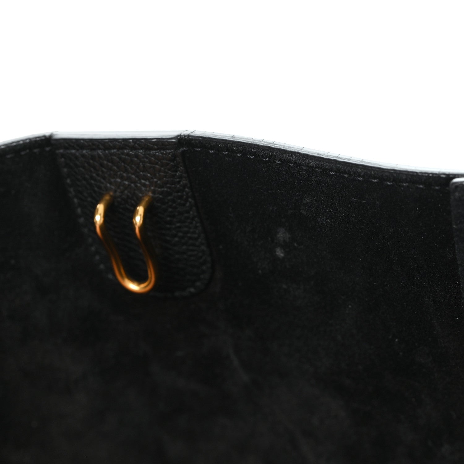 Celine Soft Grained Calfskin Small Sangle Bucket Bag Black 10 of 10