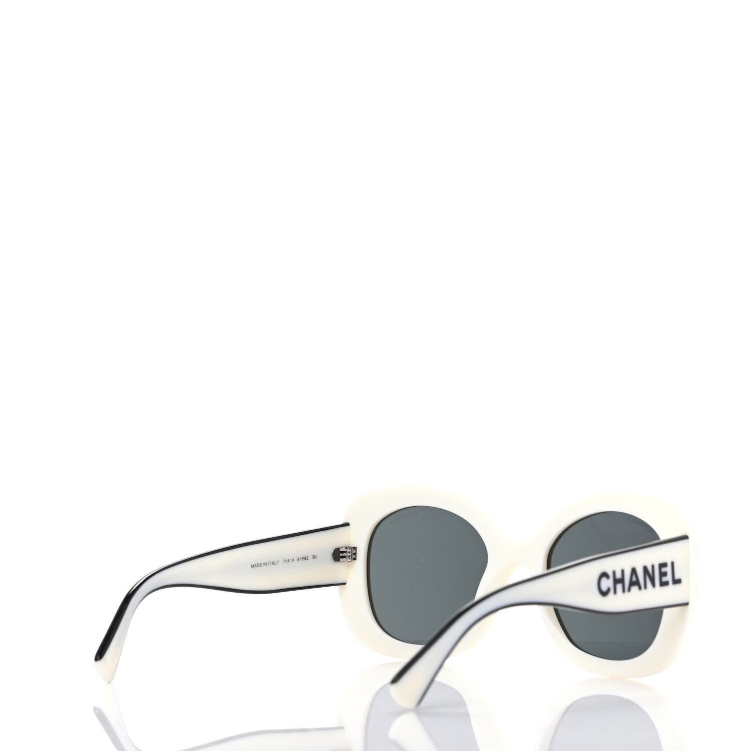 Chanel Acetate Sunglasses 71414 White 4 of 8
