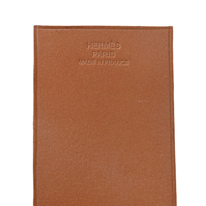 Hermes Barenia R.M.S Travel Luggage Tag Fauve 3 of 3