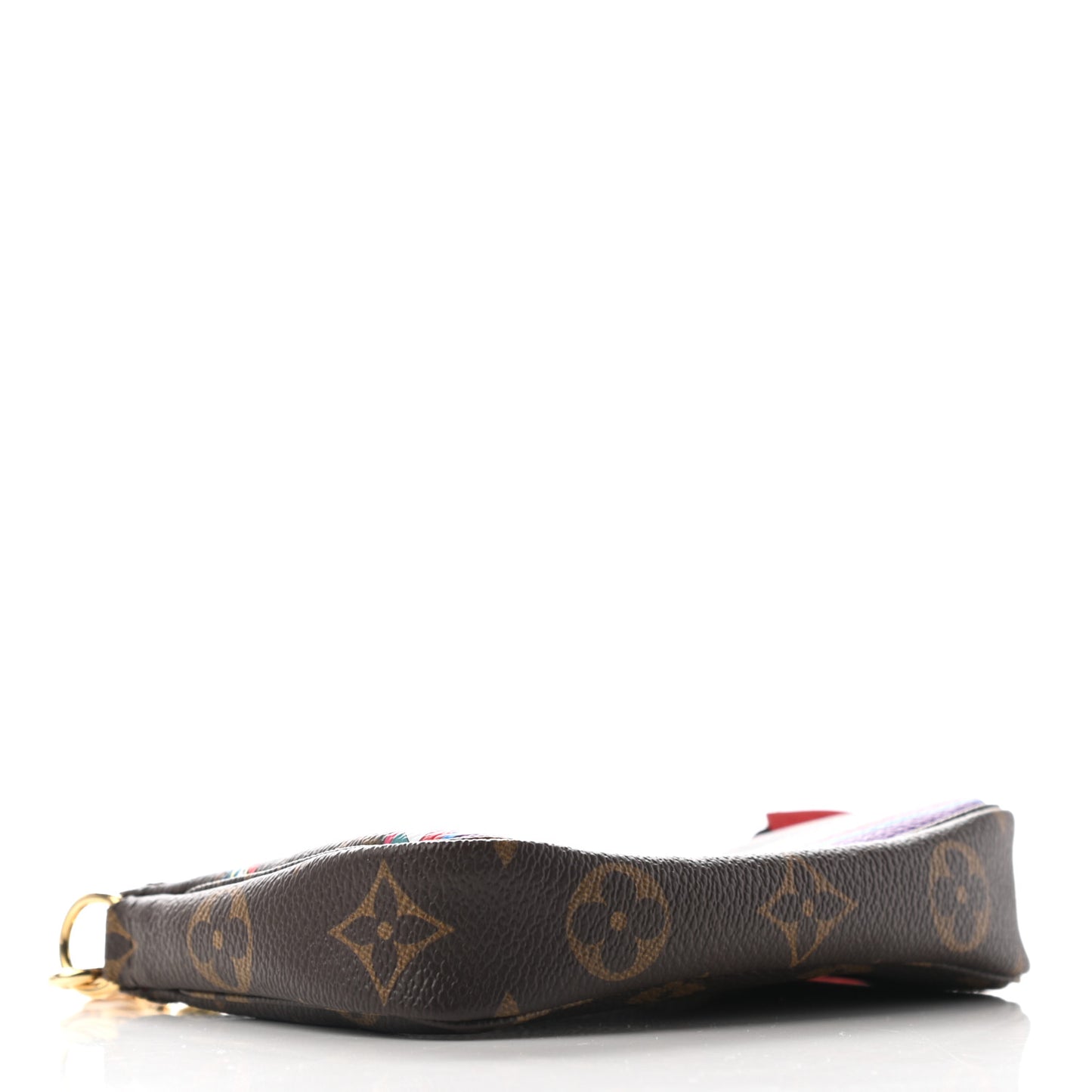 Monogram 2020 Christmas Animation Bumper Cars Mini Pochette Accessories Coquelicot