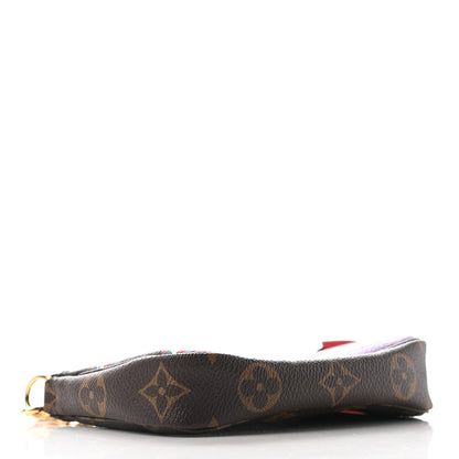 Louis Vuitton Monogram 2020 Christmas Animation Bumper Cars Mini Pochette Accessories Coquelicot 4 of 7