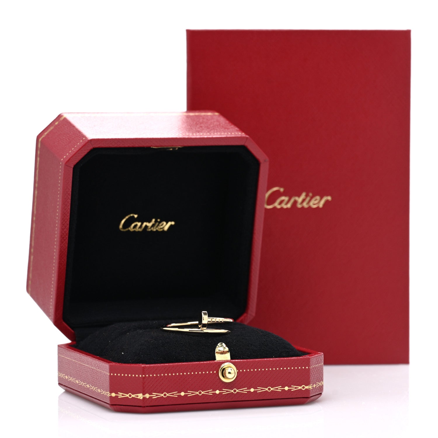 Cartier 18K Yellow Gold Small Juste Un Clou Ring 64 10.75 5 of 5
