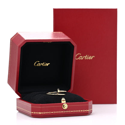 Cartier 18K Yellow Gold Small Juste Un Clou Ring 64 10.75 5 of 5