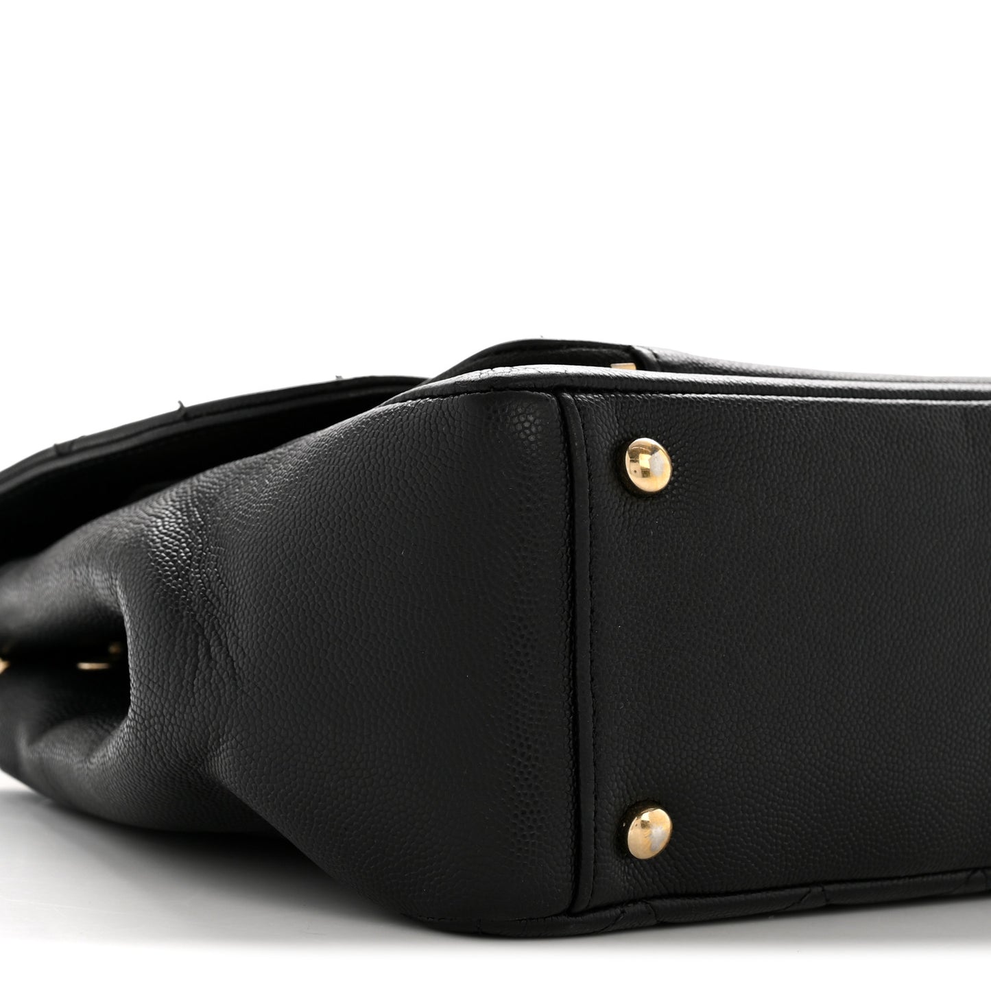 Caviar Quilted Large Business Affinity Flap Black