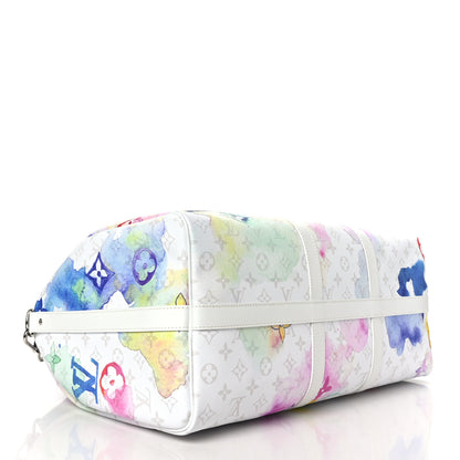Louis Vuitton Monogram Watercolor Keepall Bandouliere 50 Multicolor 4 of 10