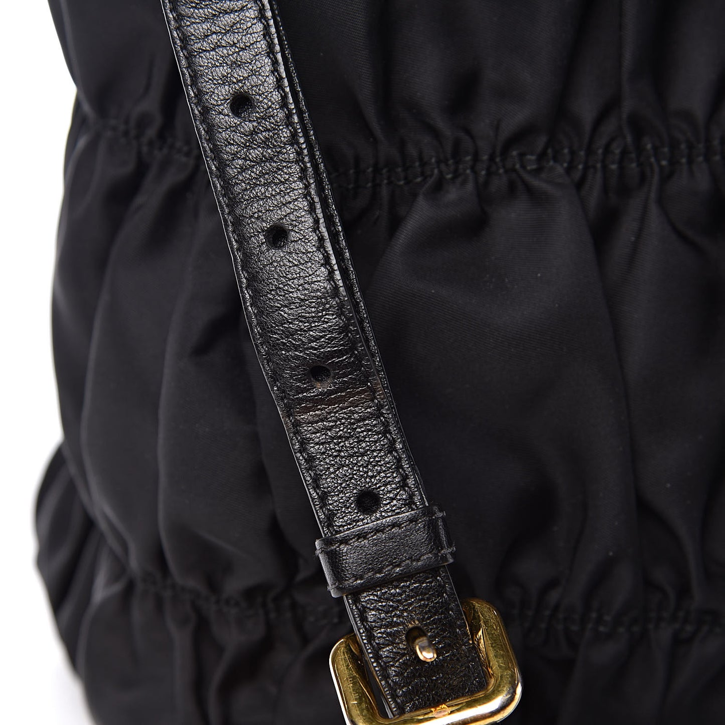 Tessuto Nylon Gaufre Tote Black