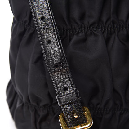 Prada Tessuto Nylon Gaufre Tote Black 14 of 15