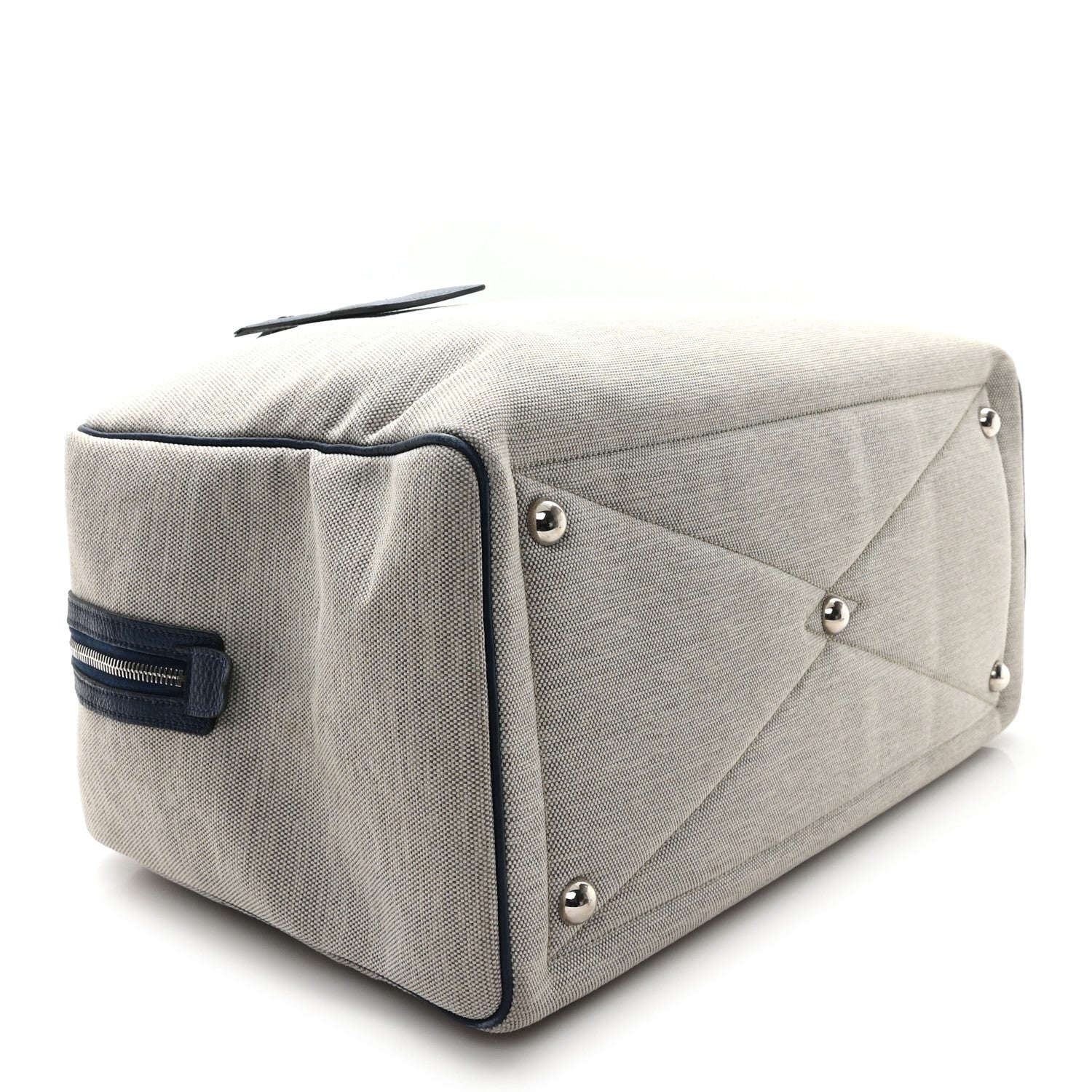 Hermes Toile Taurillon Clemence Victoria II 43 Bleu de Prusse 4 of 10