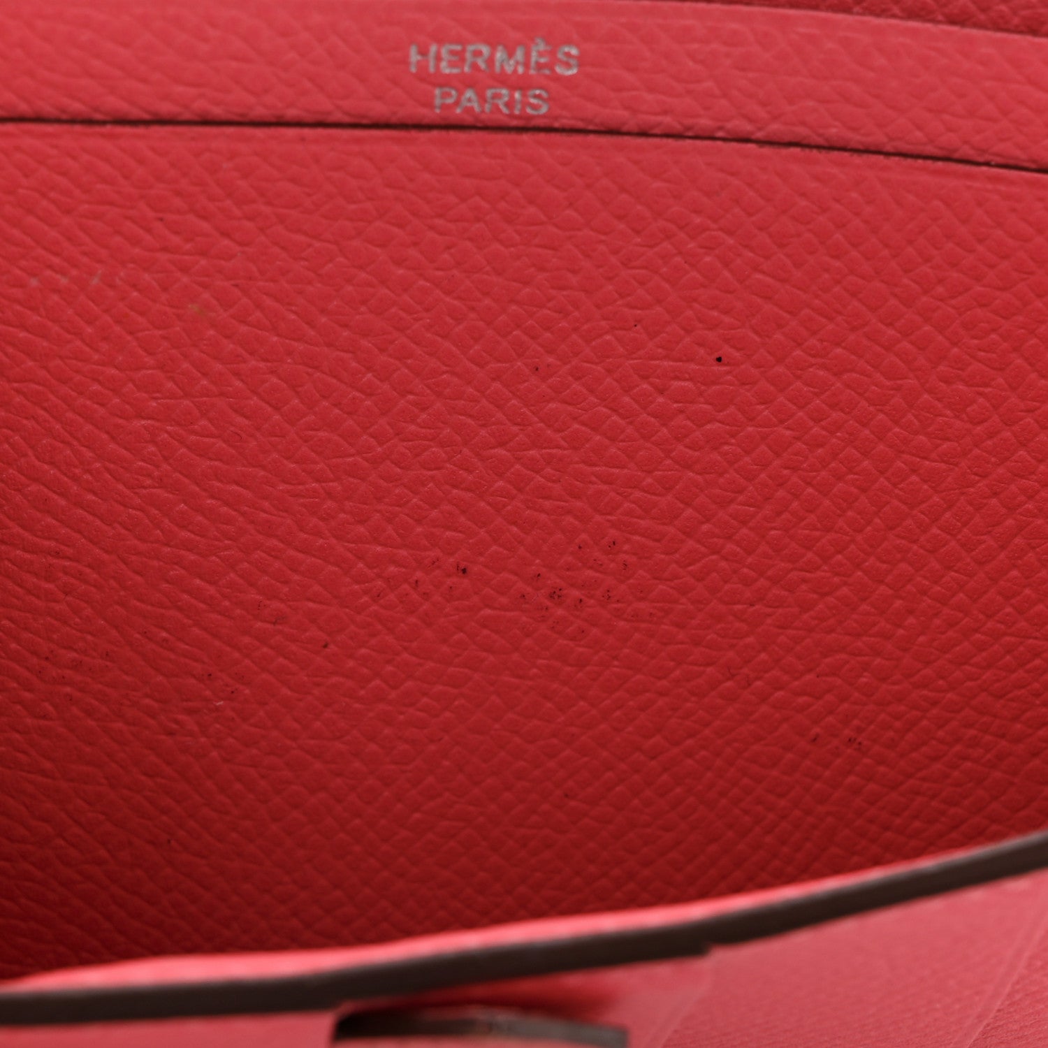 Hermes Epsom Bearn Gusset Wallet Rose Lipstick 11 of 15