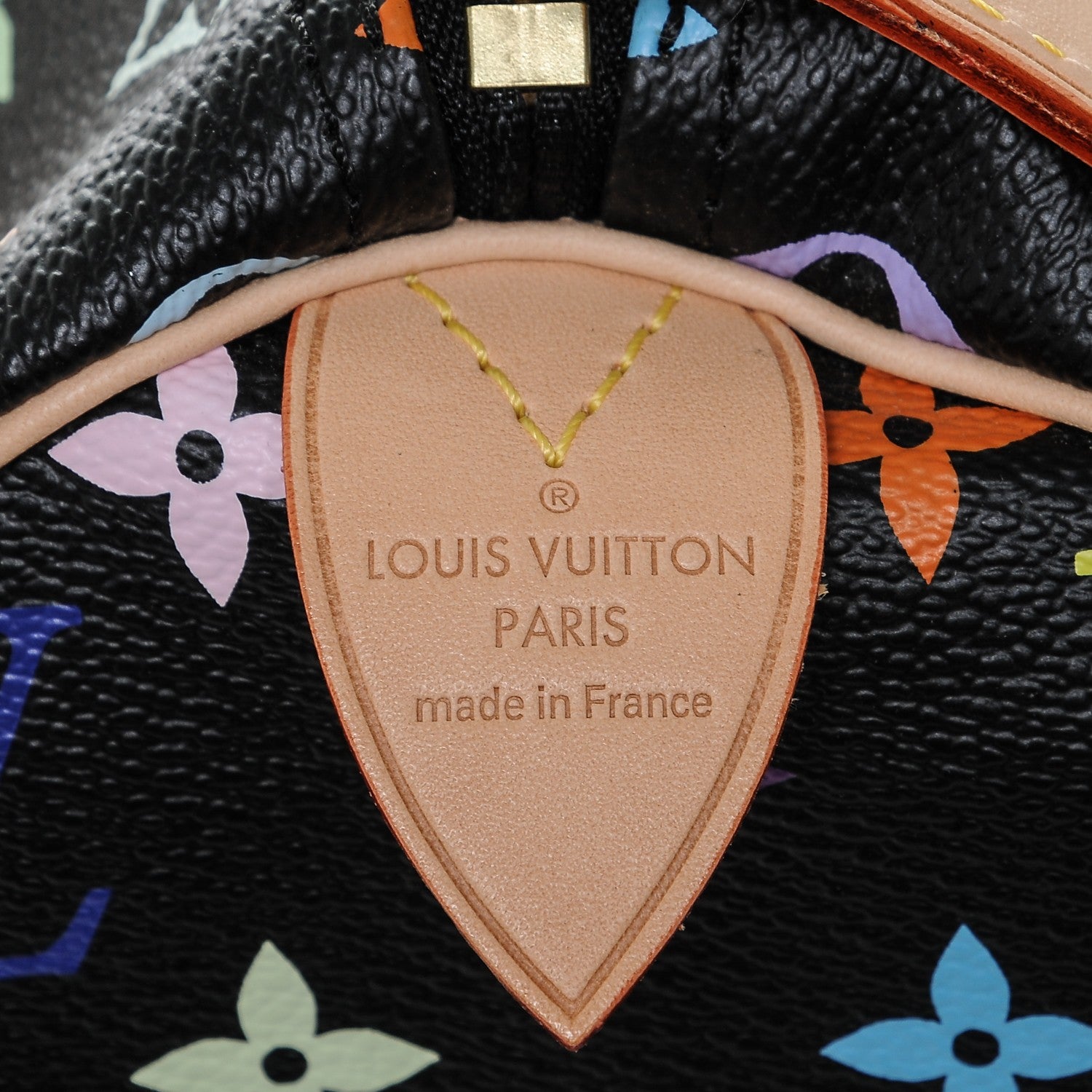 Louis Vuitton Monogram Multicolor Speedy 30 Black 6 of 6