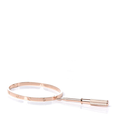 Cartier 18K Pink Gold Small LOVE Bracelet 16 4 of 7