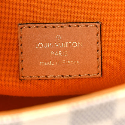 Louis Vuitton Damier Azur Braided Croisette Rose 6 of 12