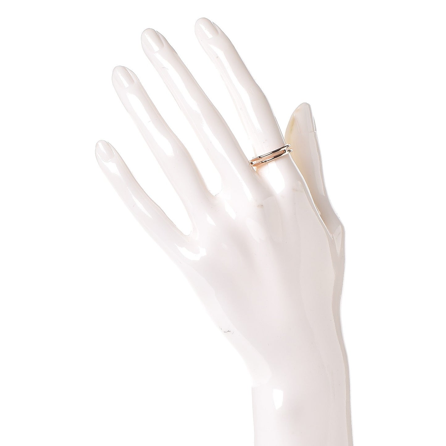 18K Rose Gold Ariane Wedding Band Ring 54 7