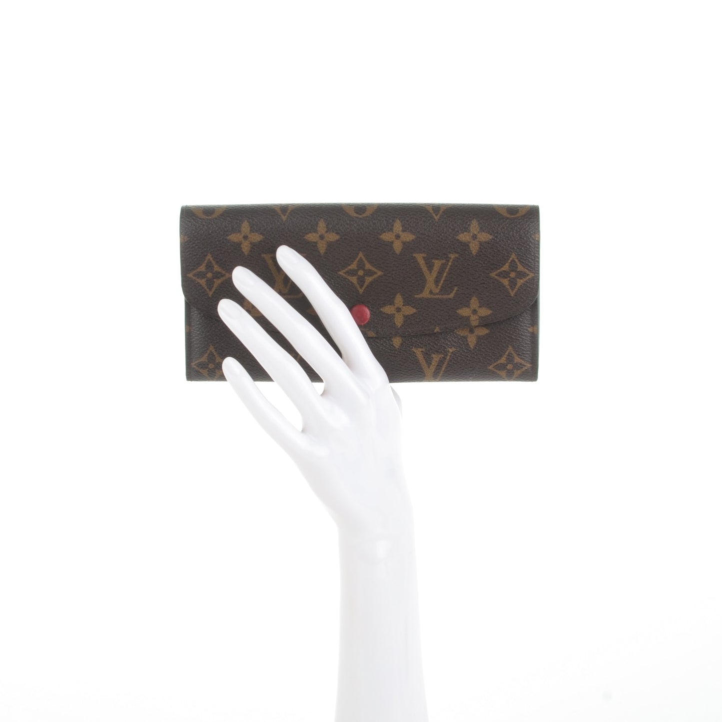Monogram Emilie Wallet Red