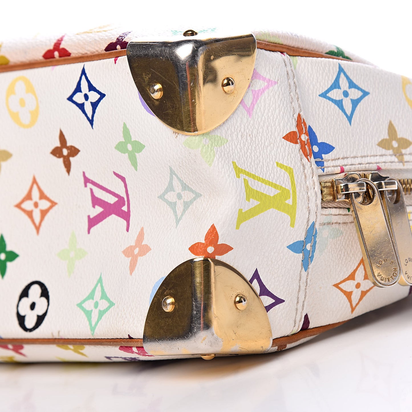 Monogram Multicolor Trouville White