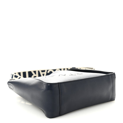 Stella McCartney Eco Alter Nappa Perforated Logo Mini Crossbody Navy 4 of 10