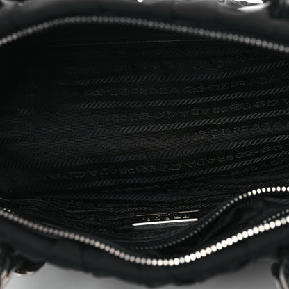 Prada Tessuto Nylon Gaufre Shopping Satchel Black 5 of 11