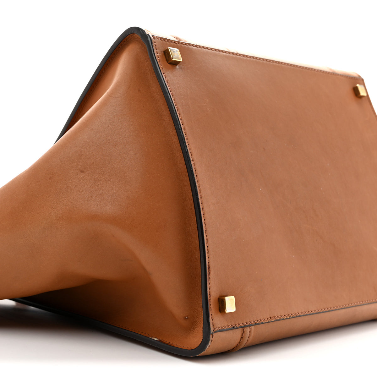 Celine Natural Calfskin Medium Phantom Luggage Tan 17 of 29