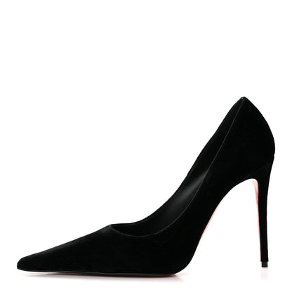 Christian Louboutin Veau Velours Kate Max 100 Pumps 38.5 Black 1 of 8