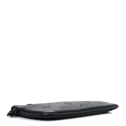 Louis Vuitton Calfskin Monogram Speedy P9 Bandouliere 40 Pochette Ultra Black 4 of 6
