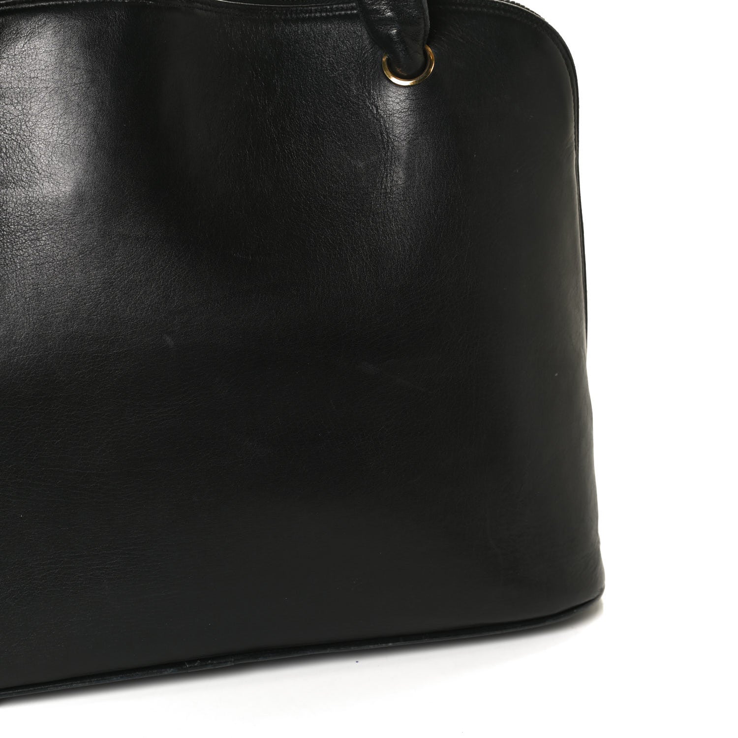 Chanel Lambskin CC Stitched Tote Black 28 of 36