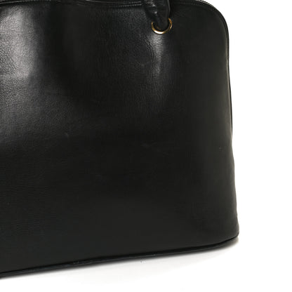 Chanel Lambskin CC Stitched Tote Black 28 of 36