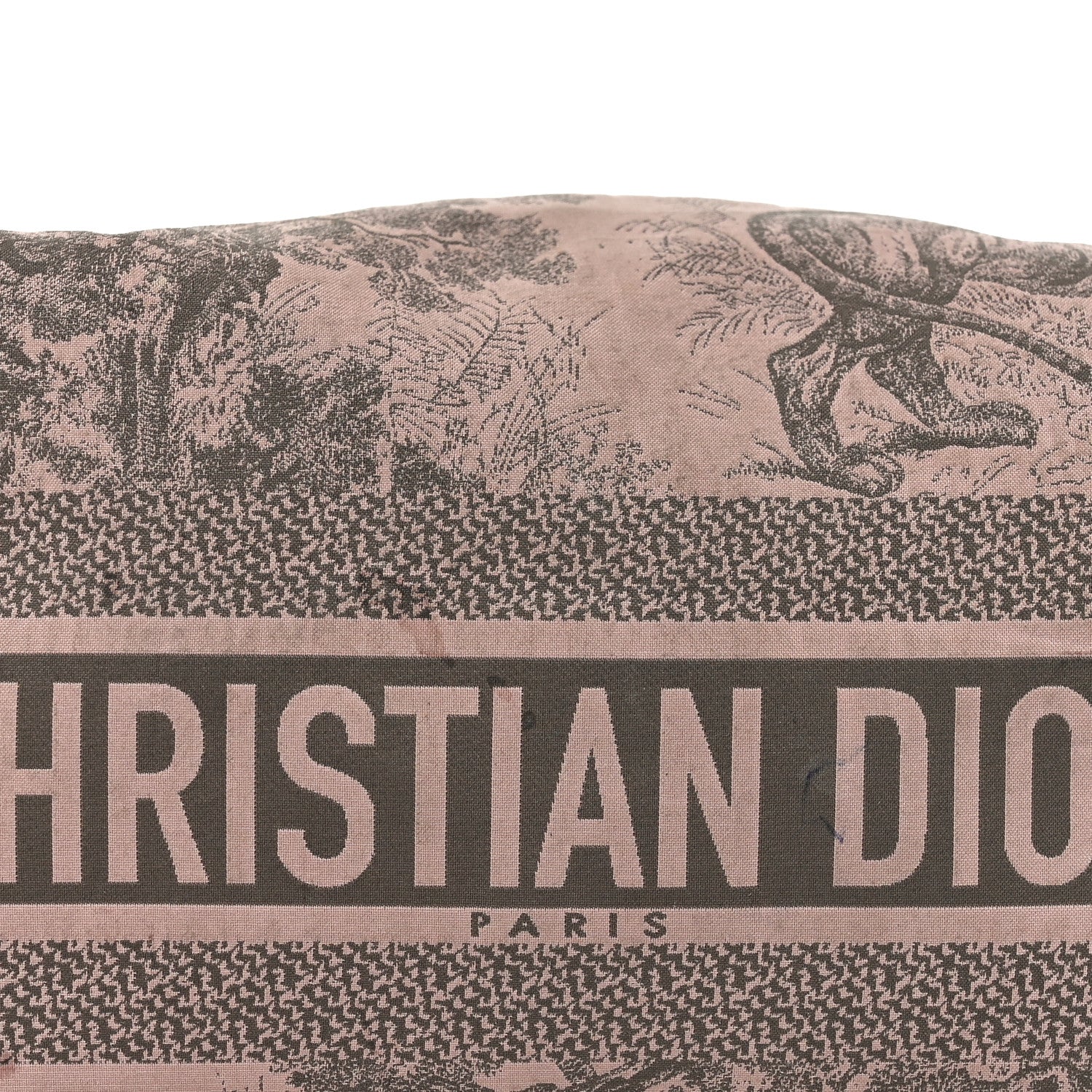 Christian Dior Technical Fabric Toile De Jouy DiorTravel Nomad Pouch Pink Grey 8 of 10