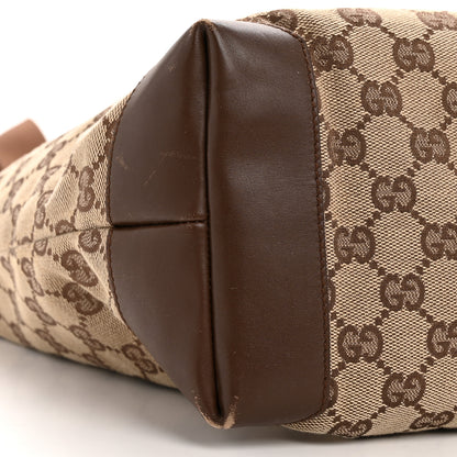 Gucci Calfskin Monogram Tall Tote Brown 9 of 14