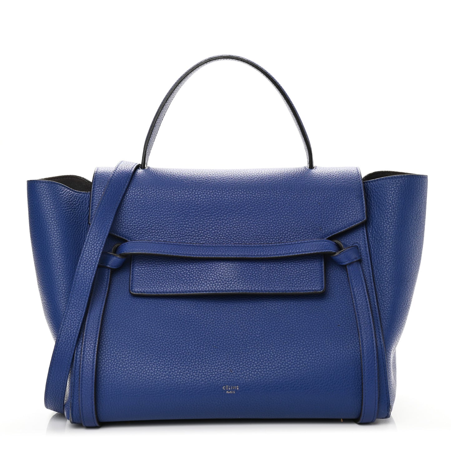 Grained Calfskin Mini Belt Bag Indigo