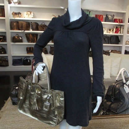 Prada Nappa Leather Drawstring Tote Platino 2 of 10
