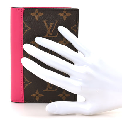 Louis Vuitton Monogram Macassar Passport Cover Fuchsia 2 of 8
