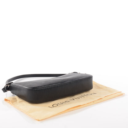 Louis Vuitton Epi Pochette Accessories NM Black 4 of 7