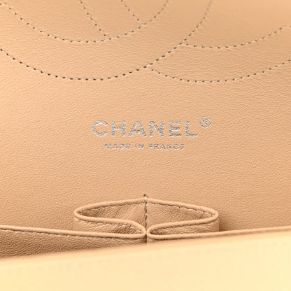 Chanel Caviar Quilted Jumbo Double Flap Light Beige 6 of 10