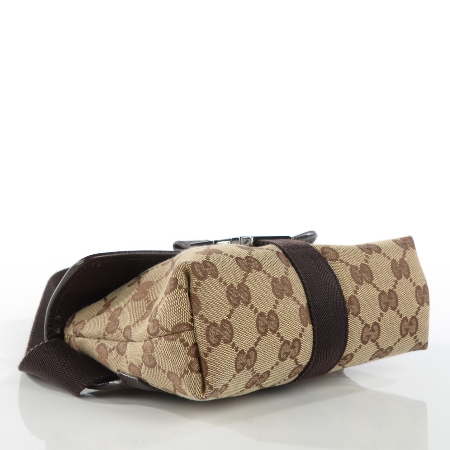 Monogram Waist Pouch Bag Dark Brown